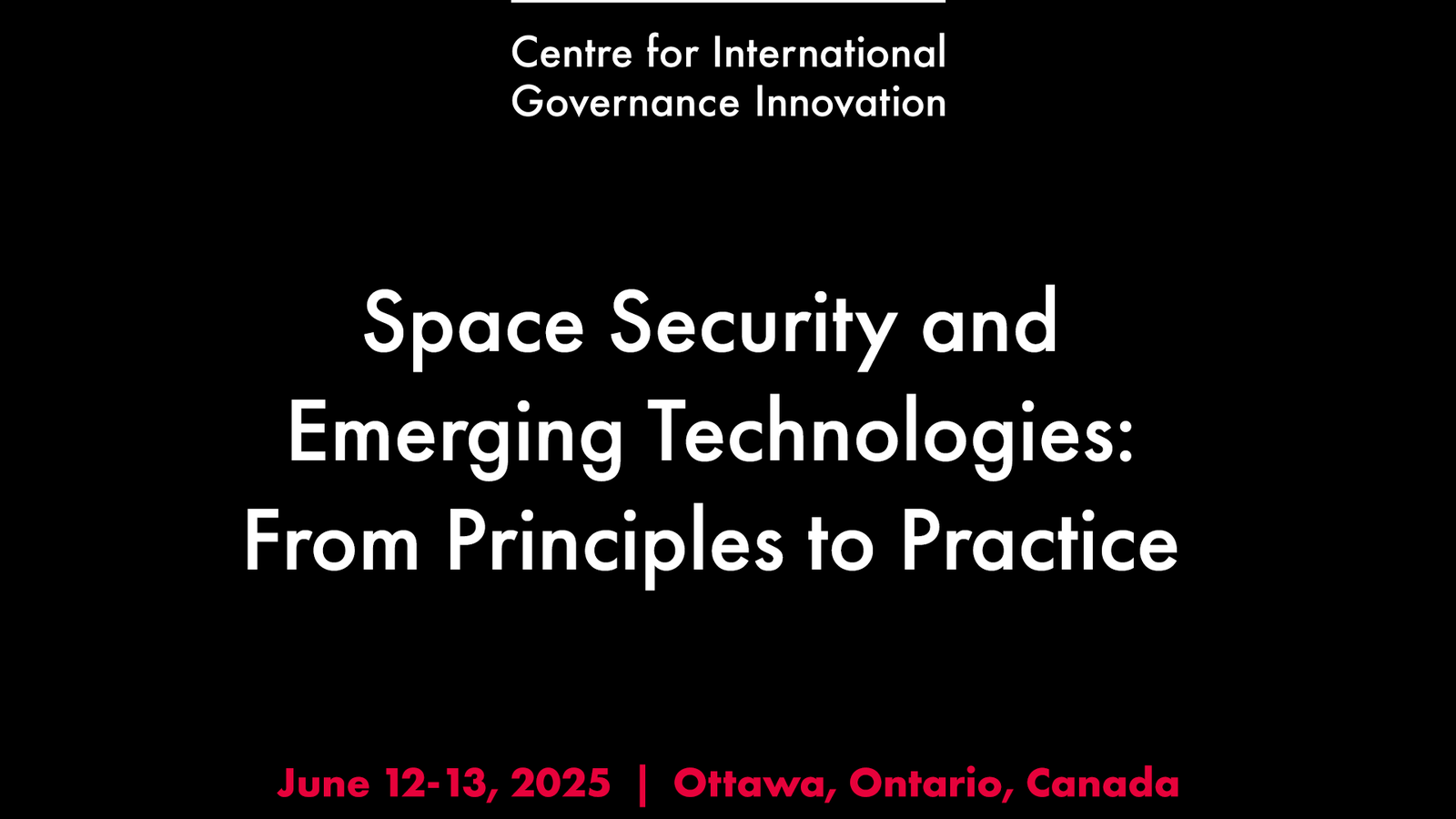 Space Security and Emerging Technologies: From Principles to Practice